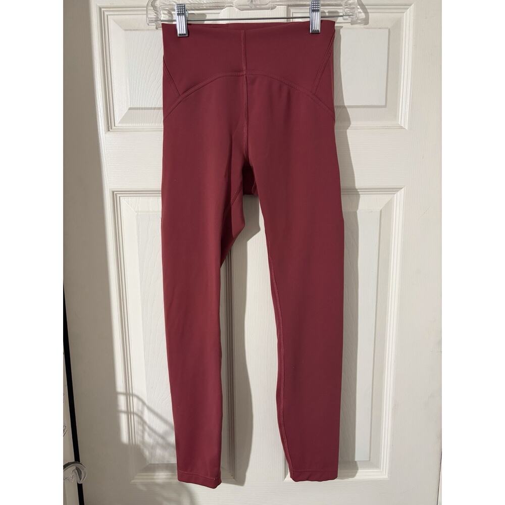 Lululemon Instill High-Rise 25” Leggings Sz 4 Cayenne Activewear Yoga
